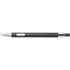 Riley Gel Pen in Recycled Aluminum with Silver Accents - Black - Clip