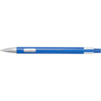 Riley Gel Pen in Recycled Aluminum with Silver Accents - Blue - Clip