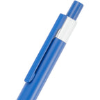 Riley Gel Pen in Recycled Aluminum with Silver Accents - Blue - Detail 2