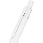 Riley Gel Pen in Recycled Aluminum with Silver Accents - White - Detail 2