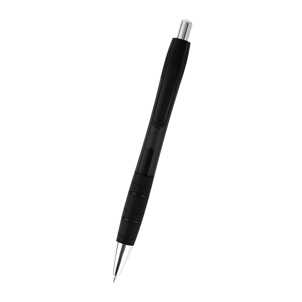 Riley Gel Pen in Recycled PET - Black - Front