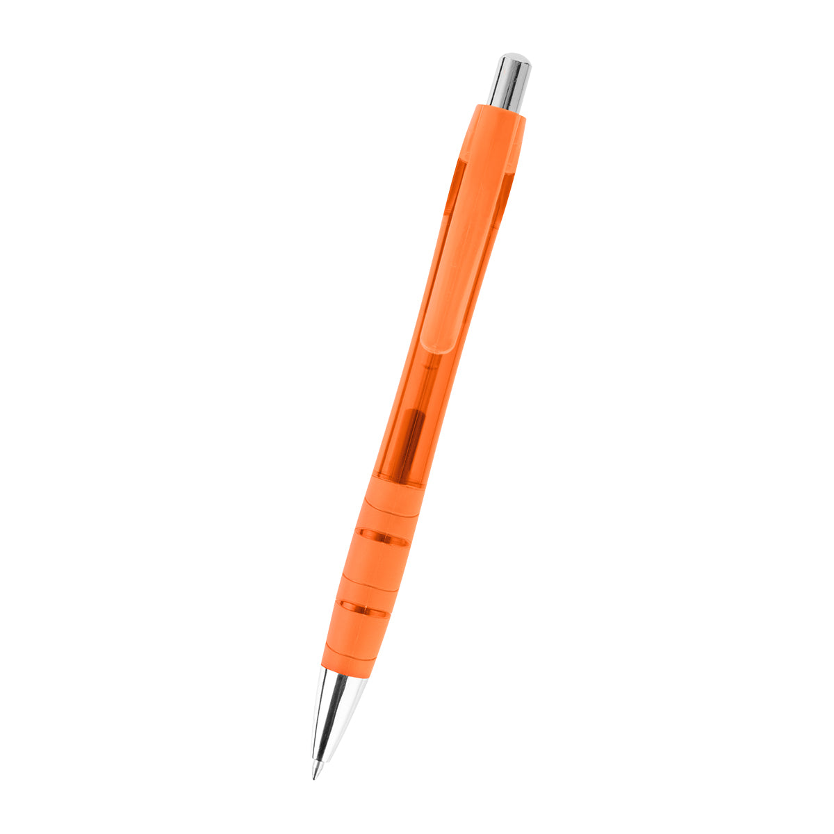 Riley Gel Pen in Recycled PET - Orange - Front