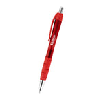 Riley Gel Pen in Recycled PET - Red - Silk Screen
