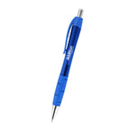 Riley Gel Pen in Recycled PET - Royal Blue - Silk Screen