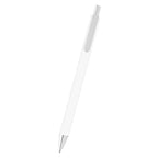 Riley Pen in Recycled Aluminum Laser Engraving - White - Front
