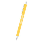 Riley Pen in Recycled Aluminum Laser Engraving - Yellow - Laser Engraving