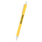 Riley Pen in Recycled Aluminum Laser Engraving - Yellow - Silk Screen