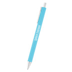 Riley Pen in Recycled Aluminum - Light Blue - Laser Engraving