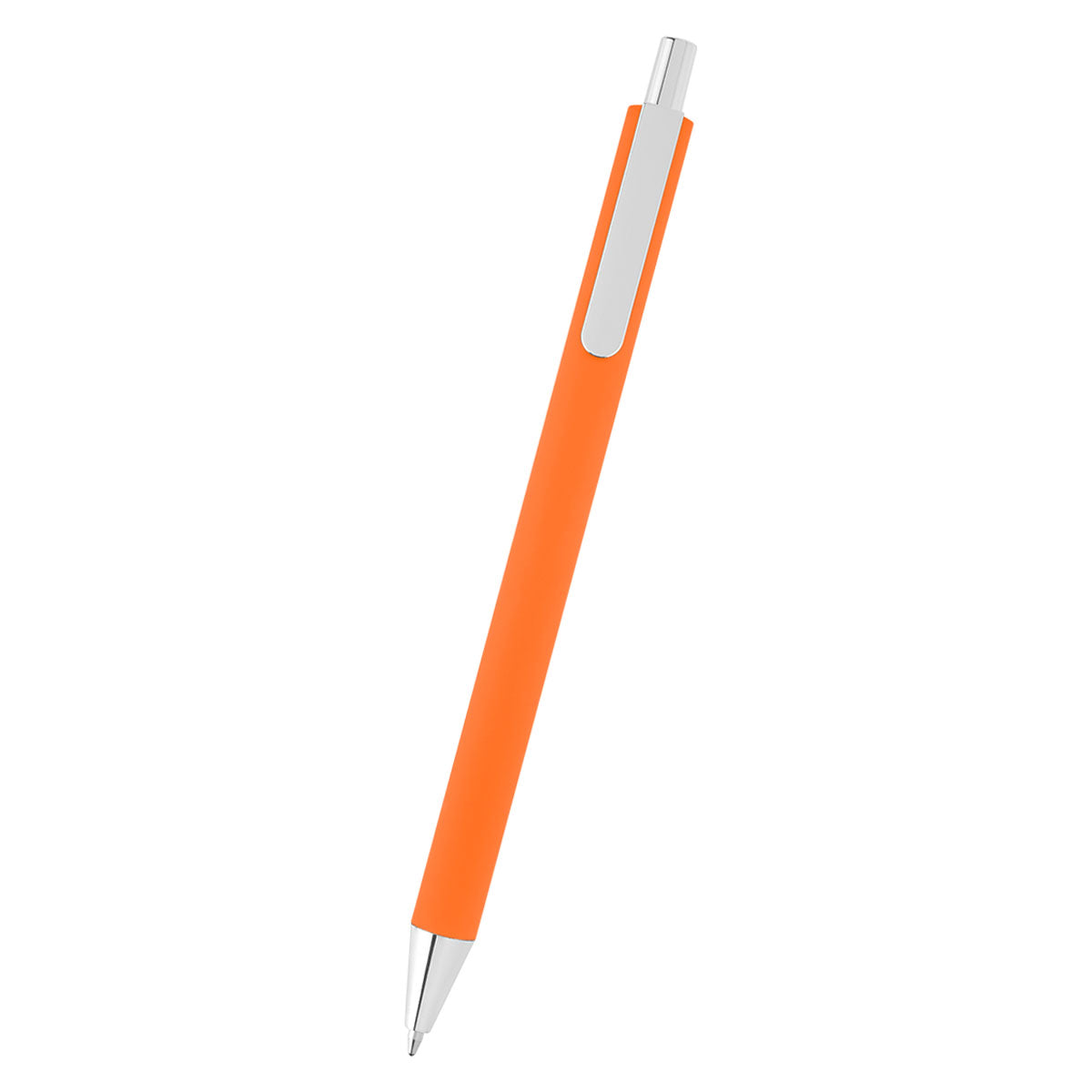 Riley Pen in Recycled Aluminum - Orange - Front