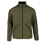 Rincon Packable Jacket with Recycled Content for Men Embroidery - Loden/Black - Flat