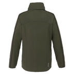 Rincon Packable Jacket with Recycled Content for Women Debossing - Loden/Black - Back Flat