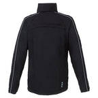 Rincon Packable Jacket with Recycled Content for Women Laser Engraving - Black/Silver - Back Flat