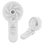 Ring Light and Fan for Phone and Laptop - White - Pad Print