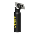 Ringo Pro Water Bottle with Magnetic Phone Ring, 24 oz Full Color - Black - View 1