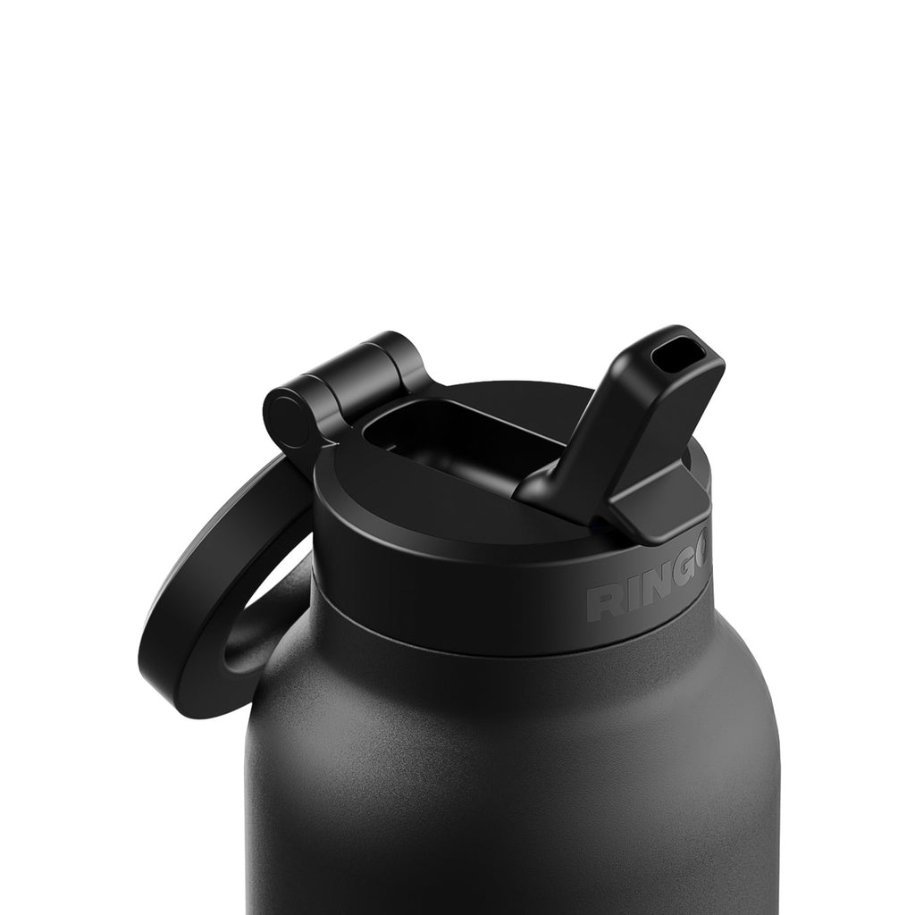 Ringo Pro Water Bottle with Magnetic Phone Ring, 24 oz Full Color - Black - View 4