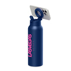 Ringo Pro Water Bottle with Magnetic Phone Ring, 24 oz Full Color - Blue - View 1