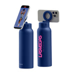 Ringo Pro Water Bottle with Magnetic Phone Ring, 24 oz Full Color - Blue - View 2