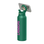 Ringo Pro Water Bottle with Magnetic Phone Ring, 24 oz Full Color - Green - View 1