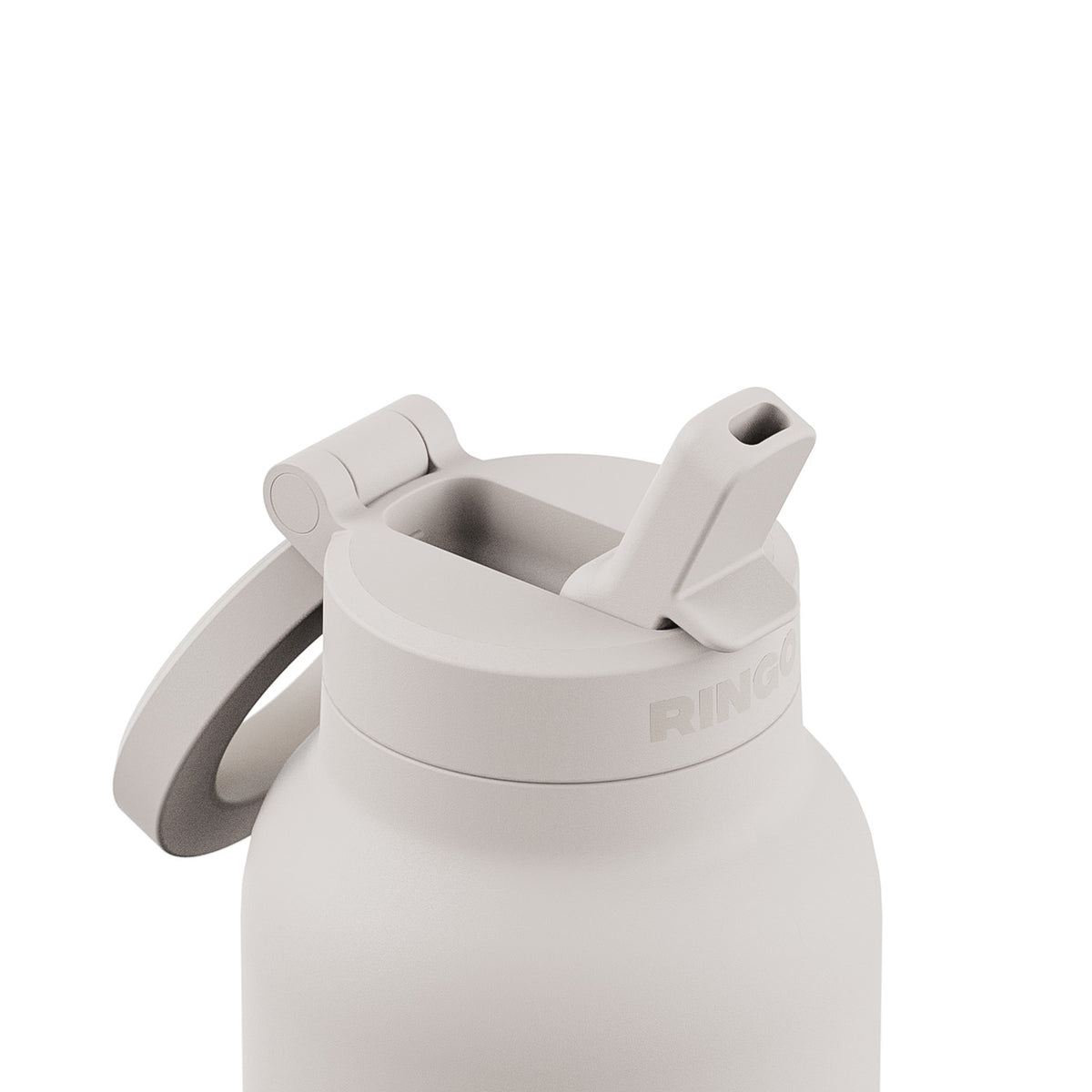 Ringo Pro Water Bottle with Magnetic Phone Ring, 24 oz Full Color - Ivory - View 7