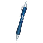 Rio Gel Pen with a Contoured Rubber Grip - Blue - Silk Screen