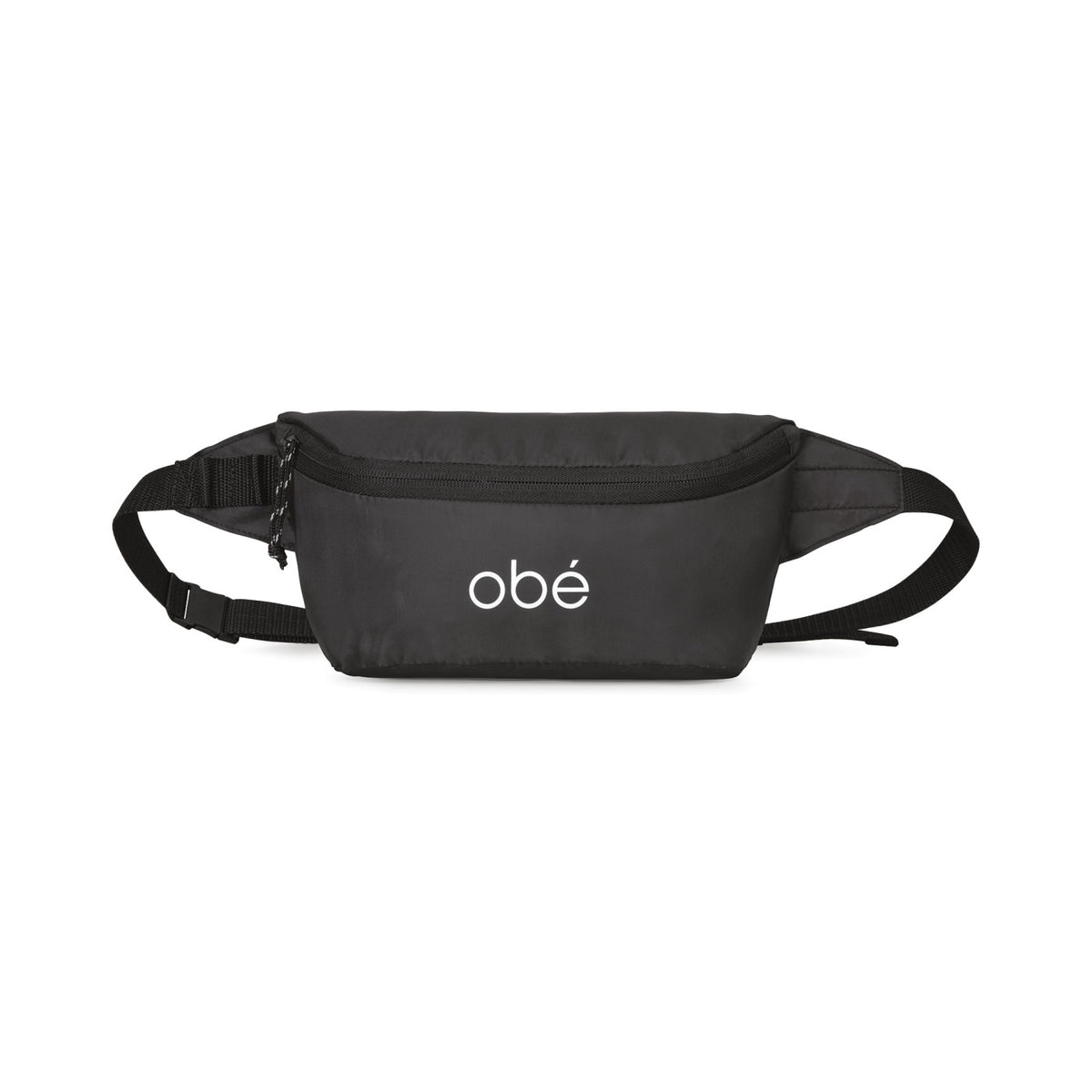 Rio Waist Pack with Carabiner Loop Embroidery - Black - View 1