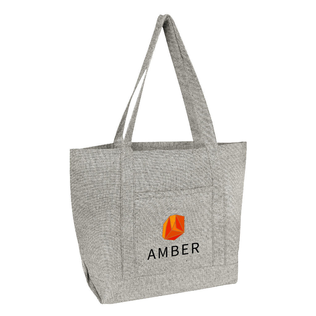 Ripley Starboard Recycled Cotton Tote Bag, 10 oz - Heather Gray - Colorbrite