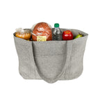 Ripley Starboard Recycled Cotton Tote Bag, 10 oz - Heather Gray - Inuse