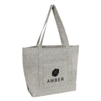 Ripley Starboard Recycled Cotton Tote Bag, 10 oz - Heather Gray - Silk Screen