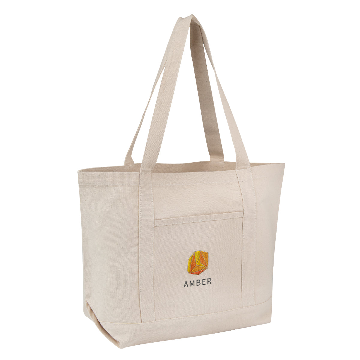 Ripley Starboard Recycled Cotton Tote Bag, 10 oz - Natural - Embroidery