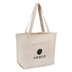Ripley Starboard Recycled Cotton Tote Bag, 10 oz - Natural - Silk Screen