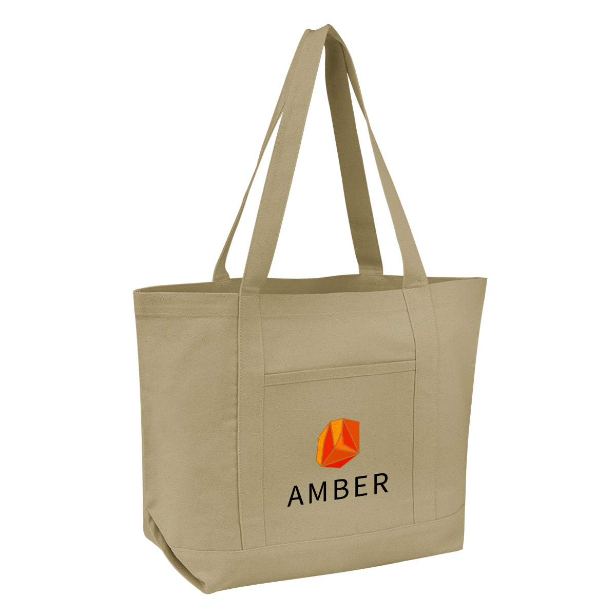 Ripley Starboard Recycled Cotton Tote Bag, 10 oz - Tan - Colorbrite