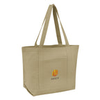 Ripley Starboard Recycled Cotton Tote Bag, 10 oz - Tan - Embroidery