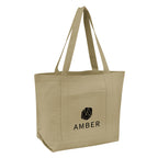 Ripley Starboard Recycled Cotton Tote Bag, 10 oz - Tan - Silk Screen