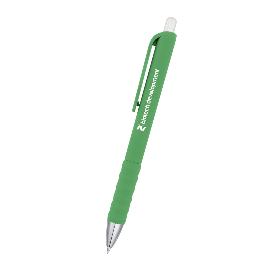 Ripple Pen with Gel Ink - Green - Silk Screen