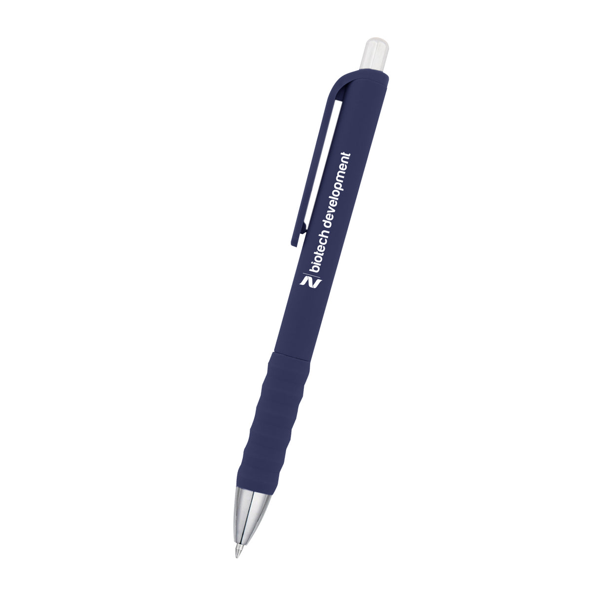 Ripple Pen with Gel Ink - Navy - Silk Screen