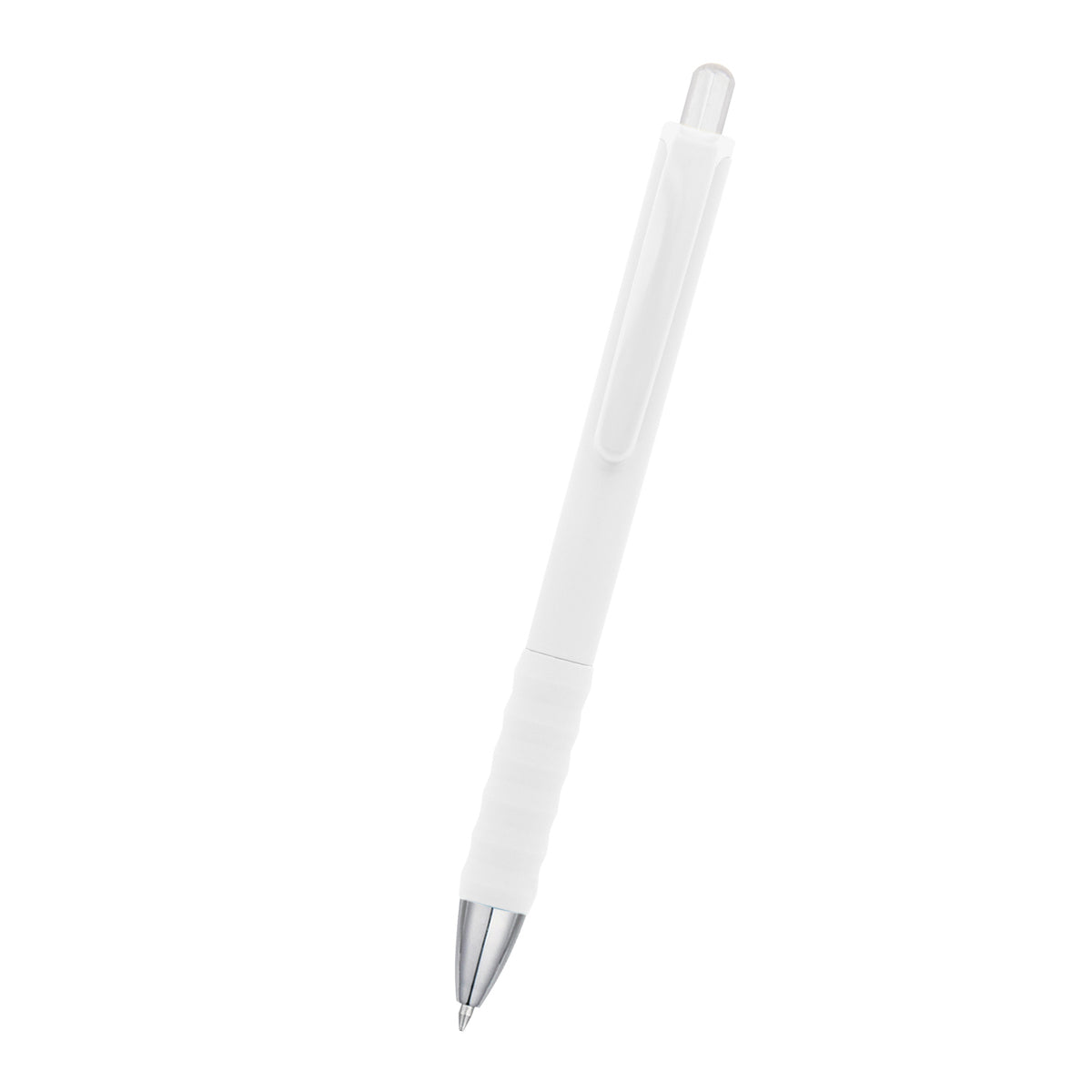 Ripple Pen with Gel Ink - White - Front