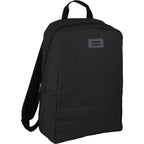 Ripple Recycled Laptop Backpack with Textured Base, 15 Inch Full Color - Black - Right Angle