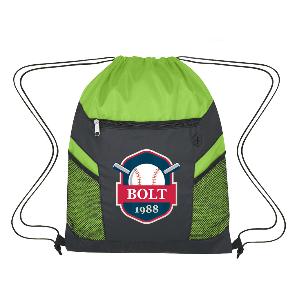 Ripstop Drawstring Bag, Recycled - Colorbrite
