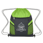 Ripstop Drawstring Bag, Recycled - Silk Screen