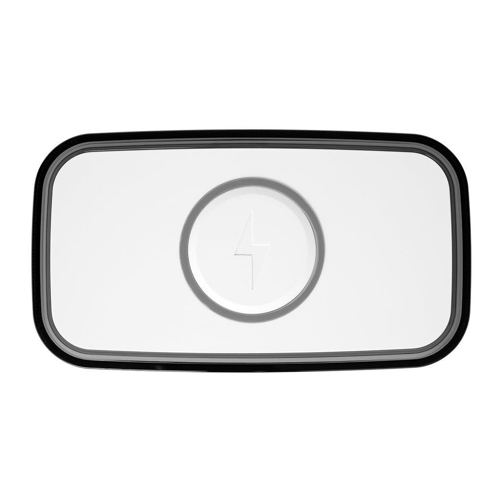 Rise and Shine Clock with Light-Up Speaker and Charger - Gray - Top