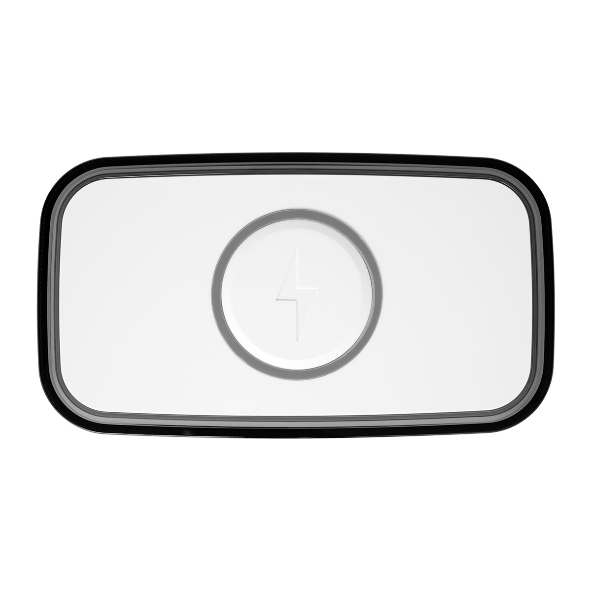 Rise and Shine Clock with Light-Up Speaker and Charger - Gray - Top