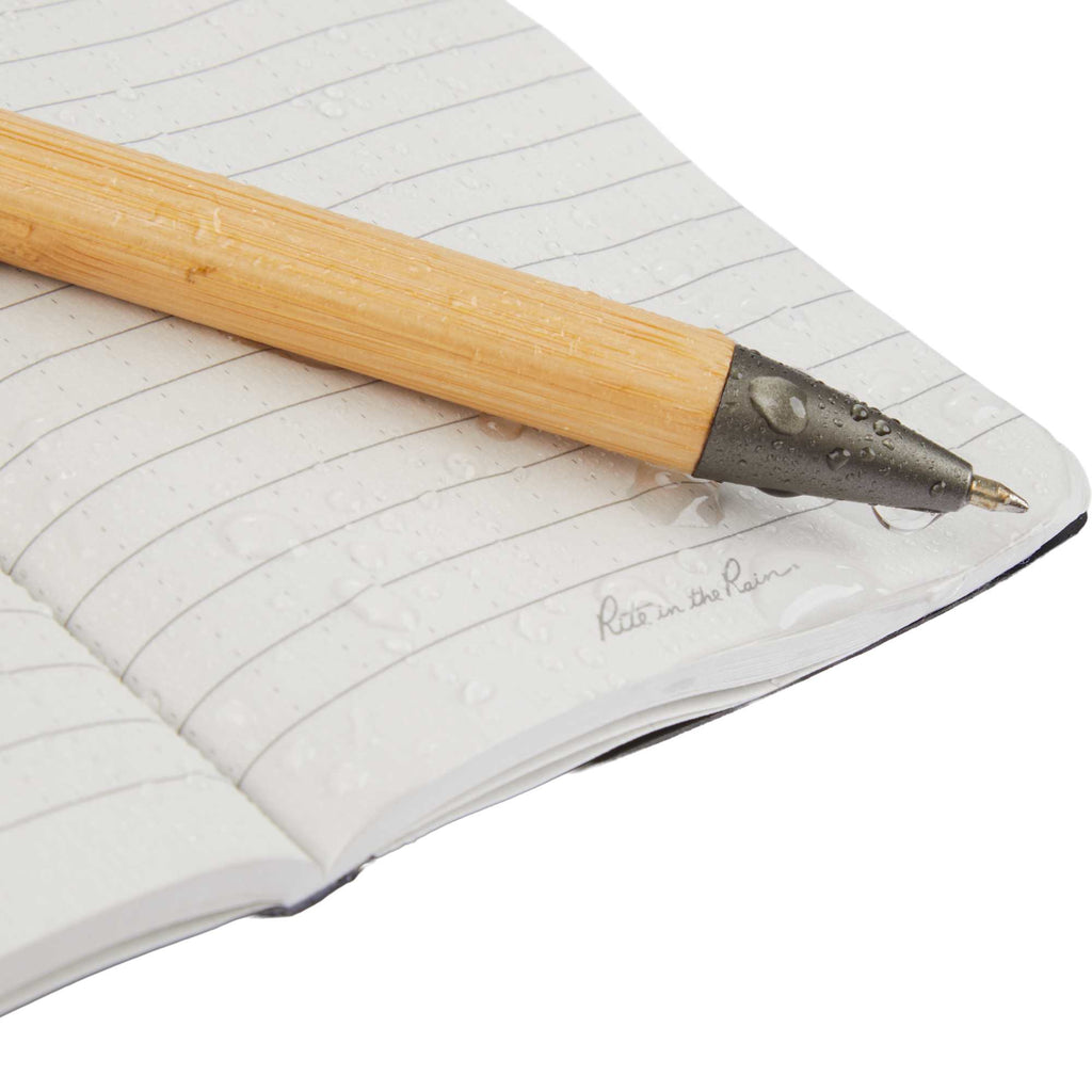 Rite in the Rain Weatherproof Soft Cover Notebook, 3.5 x 5.25 Inches - Black - Detail 2