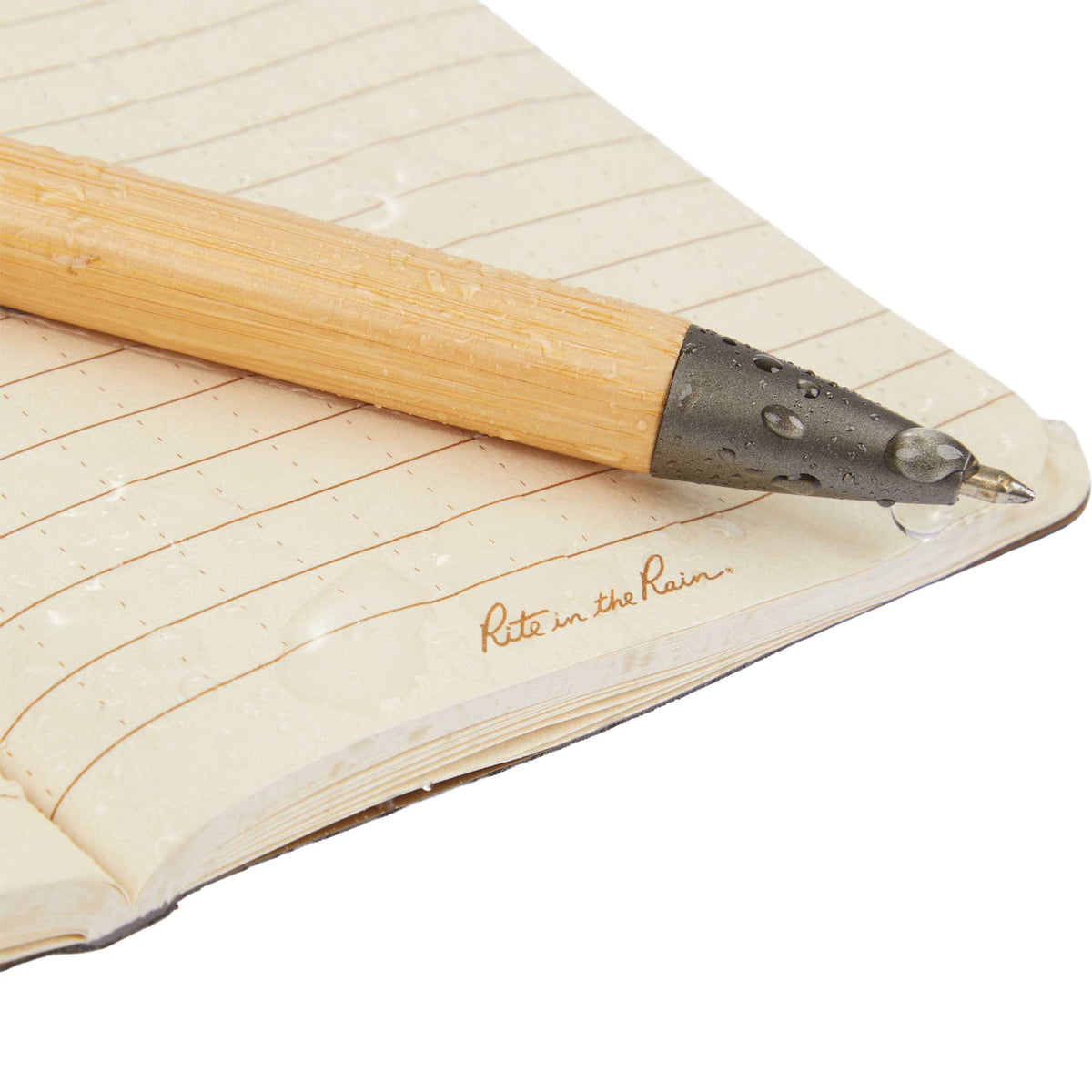 Rite in the Rain Weatherproof Soft Cover Notebook, 3.5 x 5.25 Inches - Tan - Detail 2