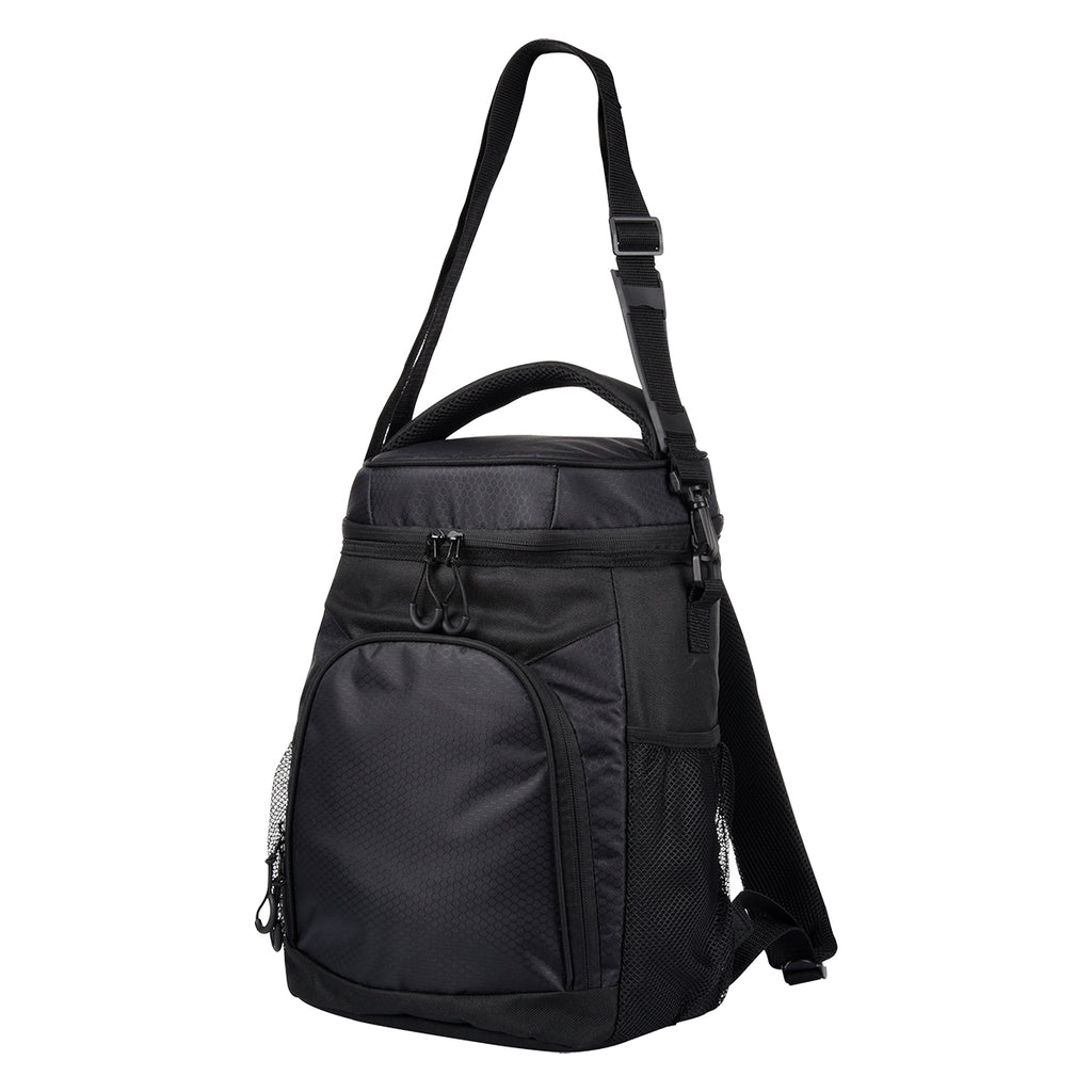 Riverbank Cooler Backpack - Black - AdjustableStrap