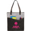 Rivers Convention Tote with Front Pocket and Pen Slots Full Color - Black - Front