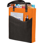 Rivers Convention Tote with Front Pocket and Pen Slots - Orange - Photo 3