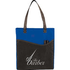 Rivers Convention Tote with Front Pocket and Pen Slots - Royal Blue - Photo