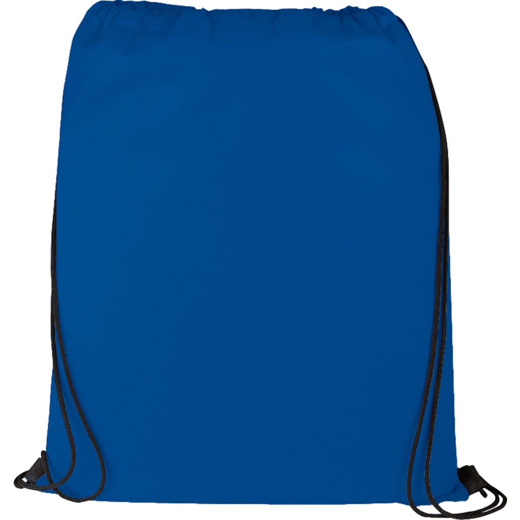 Rivers Non-Woven Drawstring Bag with Pen Sleeves Full Color - Royal Blue - Photo 2