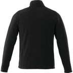 Rixford Anti-Pill Microfleece Full Zip Jacket for Men Embroidery - Black - Back Flat