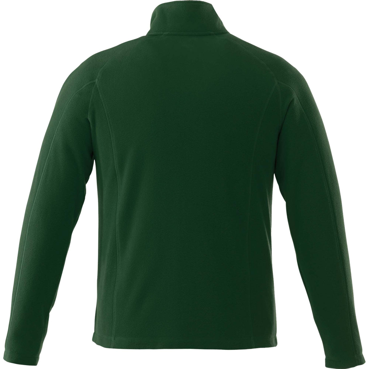 Rixford Anti-Pill Microfleece Full Zip Jacket for Men Embroidery - Forest Green - Back Flat